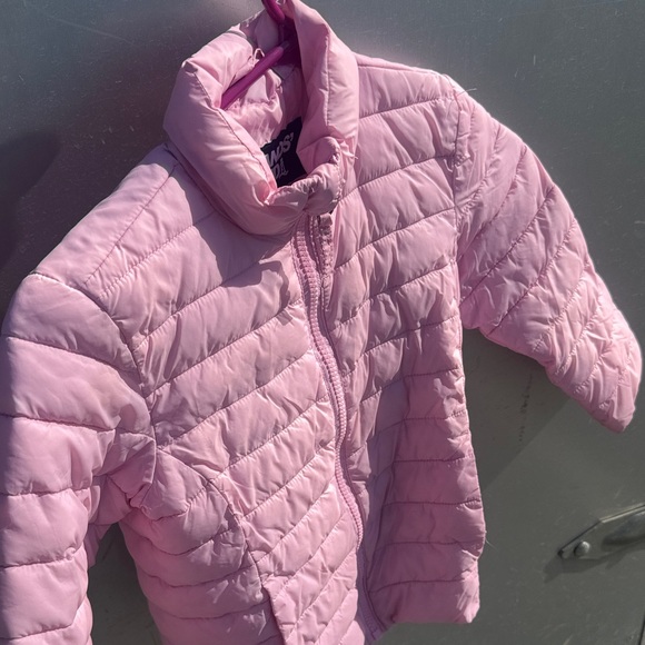 Lands' End Light Pink Kids Puffer Jacket - Picture 1 of 4